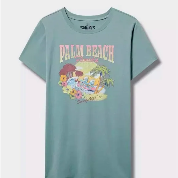 Torrid Smurfs Graphic Tee 3X - Picture 1 of 6